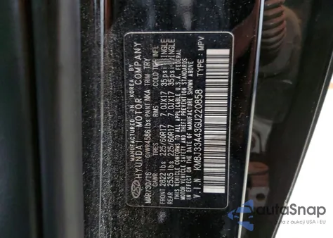 2016 Hyundai Tucson Limited from USA, damaged, VIN KM8J33A43GU220858